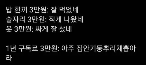 3만원의 온도