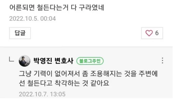 어른 되면 철든다한