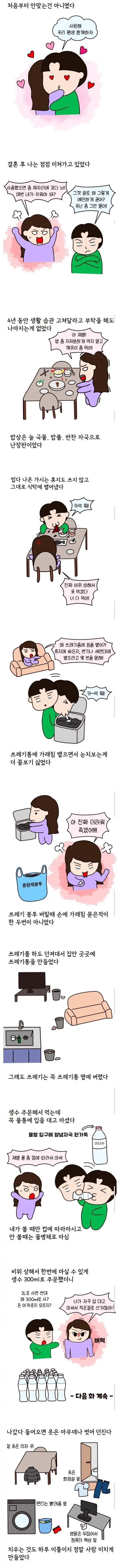 결혼 4년만에 이혼 결심한