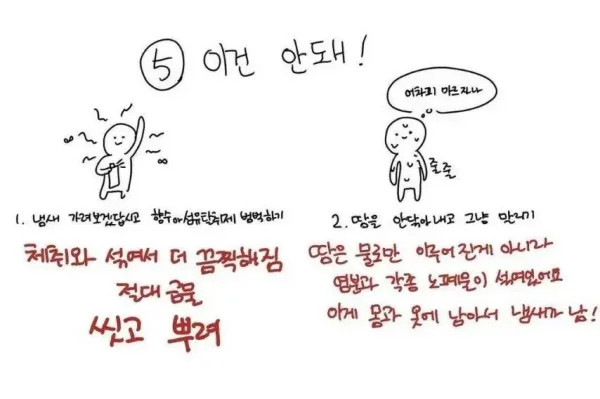 몸에서 체취 빼는